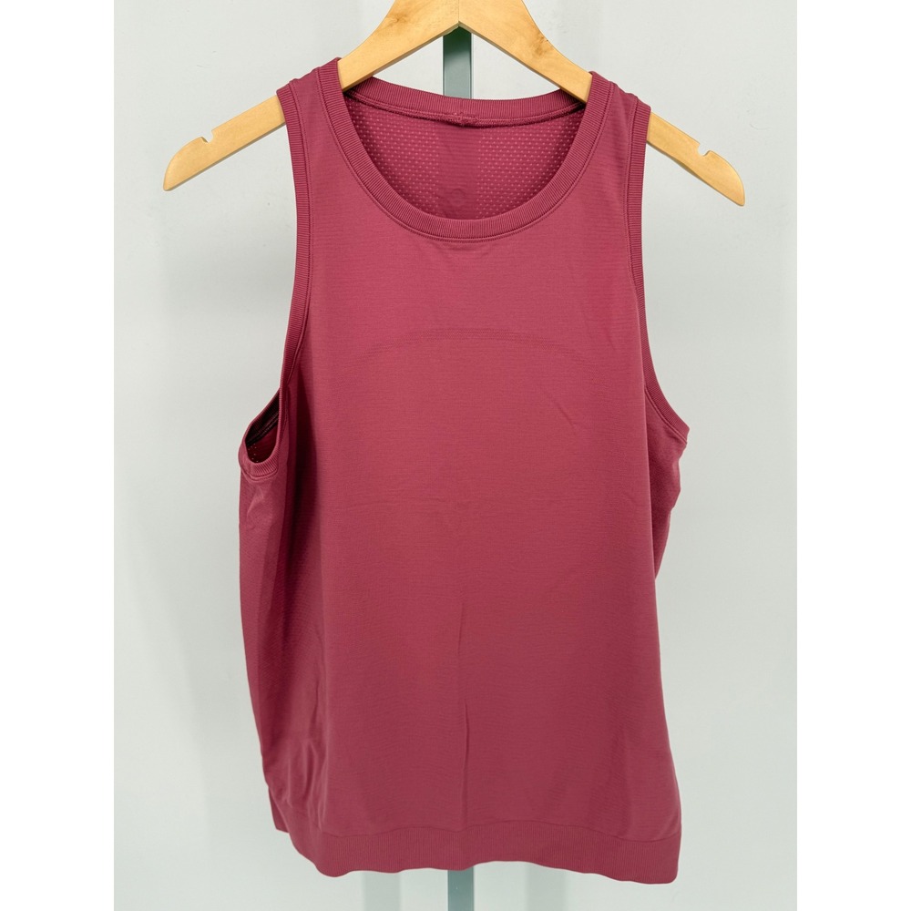 Lululemon Swiftly Tech High-Neck Tank Top 2.0 Pink Sleeveless Athletic Shirt